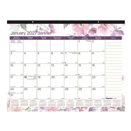 Passion Monthly Desk Pad Calendar (2026) 22 x 17 in.