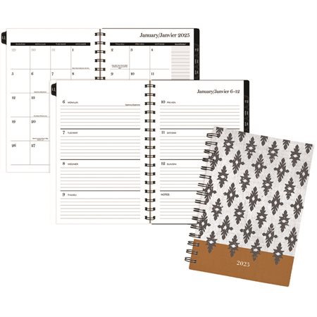 Adorn Weekly / Monthly Planner 2025 8 1 / 2 x 6 in