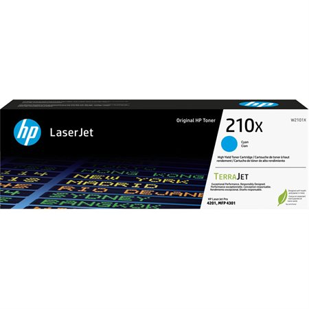 HP 210X High Yield Toner Cartridge cyan