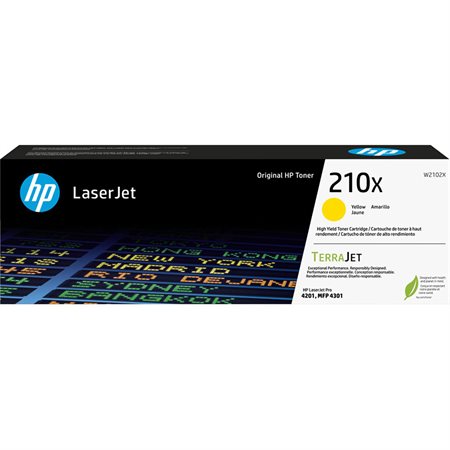 HP 210X High Yield Toner Cartridge yellow