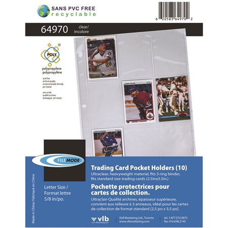 Trading Card Page Holder