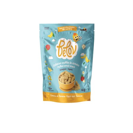 Belov Puffed Cereal Snack apple and banana