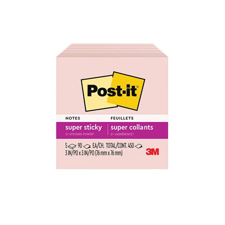 Post-it Notes pink salt