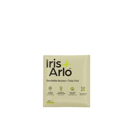 Iris & Arlo Standard Pads with Wings Individual packet box of 500