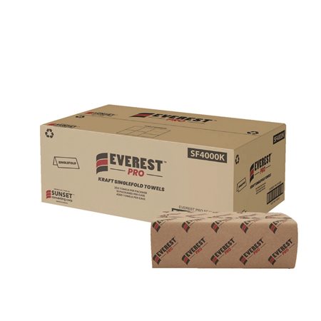 Everest Pro Kraft Paper Towels multifold