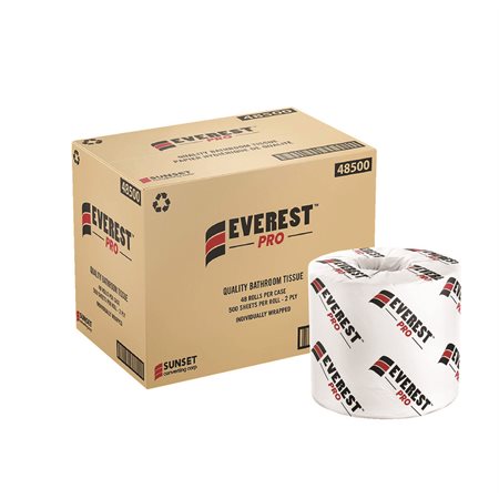 Everest Pro 2-Ply Toilet Tissue 500 sheets / roll