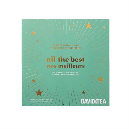 Coffret de sachets de thé David's Tea