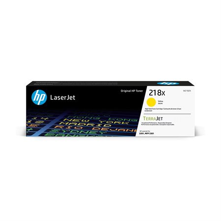 Cartouche de toner à haut rendement HP 218 jaune