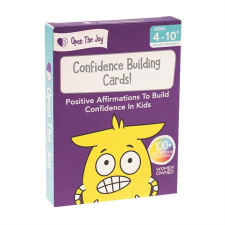 Open The Joy Confidence Building Cards English version