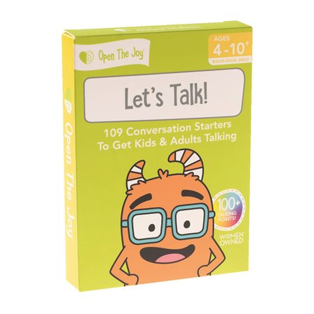 Open The Joy Let's Talk Conversation Cards English version