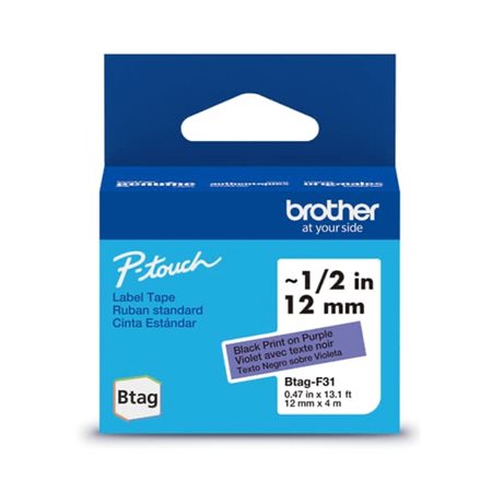 Non-Laminated Tape for Label Makers. black