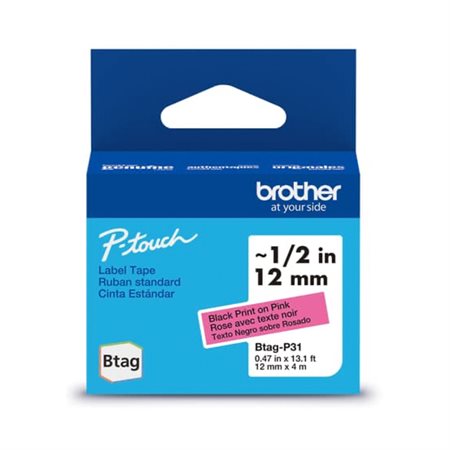 Non-Laminated Tape for Label Makers. black