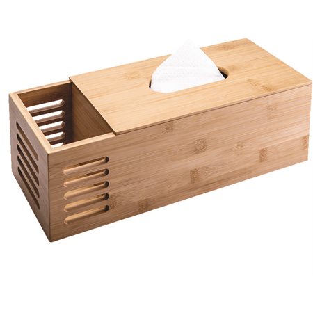 Rectangular Bamboo Tissue Box