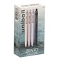 Stylos gel rétractables Uniball Zento muted