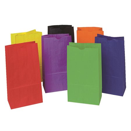 PACON 0072140 COLOURED PAPER BAGS (28)
