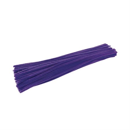 PIPE CLEANERS VIOLET 12"  6MM (100)