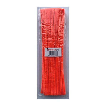 PIPE CLEANERS ORANGE 12"  6MM (100)