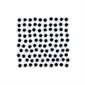 WIGGLE EYES BLACK - 8 MM  - 100 / PKG (100)