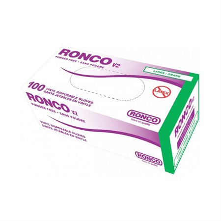 POWDER FREE DISP.VINYL GLOVES MED (100)