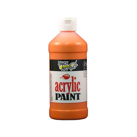 ACRYL. PAINT CHROME ORANGE 16OZ
