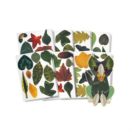 Papier imprimé - Feuilles fantaisie