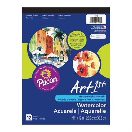 WATER COLOUR PAPER PAD11" X 14" (12)