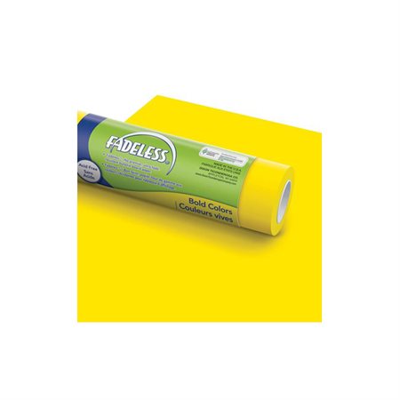 YELLOW FADELESS PAPER ROLL 48"X50'