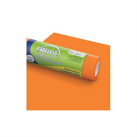 ORANGE FADELESS PAPER ROLL48"X50'