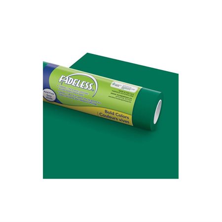 GREEN FADELESS PAPER ROLL 48"X50'
