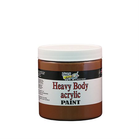 HEAVY BODY ACRYLIC UMBER 1 / 2 GALLON