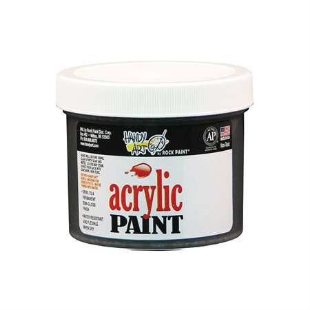 HEAVY BODY ACRYLIC BLACK 1 / 2GALLON