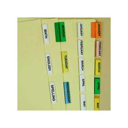 5INDEXDIVIDERS COL. TABS8.5" X 11" (5)