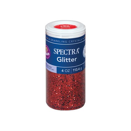DIXON 91640 GLITTER  RED - 4OZ