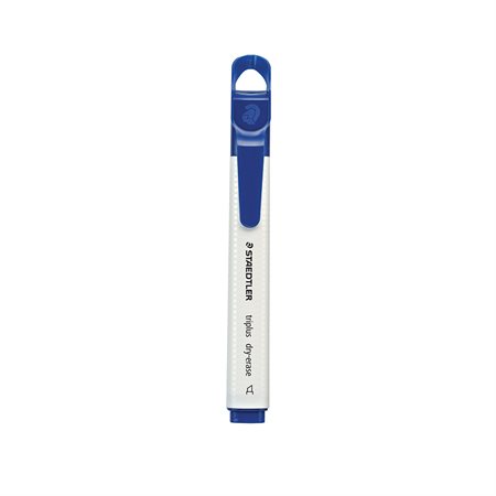 TRIPLUS DRY ERASE MARKER BLUECHISEL (10)