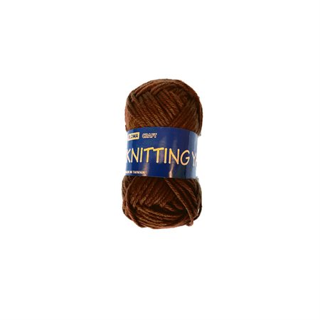 G2524 CRAFT YARN BROWN - 50G BALL