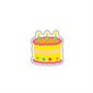 MINI ACCENTS BIRTHDAY CAKE 3" (36)