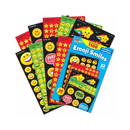 STICKER VARIETY PACK EMOJI SMILES