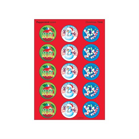SCRATCH & SNIFF STICKERS XMAS (60)