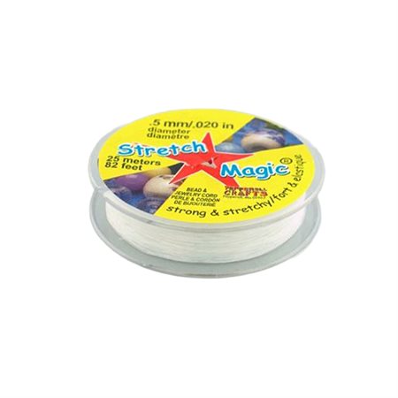 STRETCH BEAD STRING  75 FEET