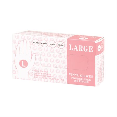 Vinyl Disposable Gloves large