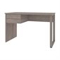 Table Desk with U-Shaped Metal Leg platinum gray