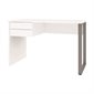 Table Desk with U-Shaped Metal Leg white