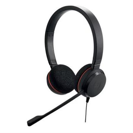 Casque d'écoute stéréo Evolve 20 pour Teams