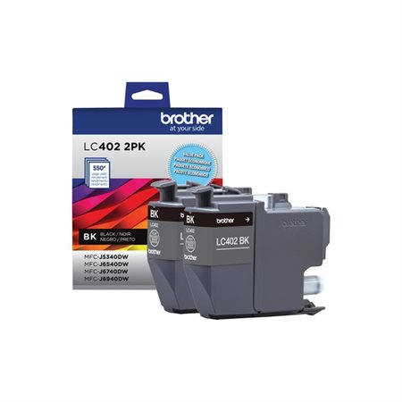 2-Pack of Standard Yield Black Ink Cartridges