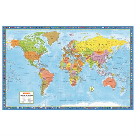 Carte murale du Monde