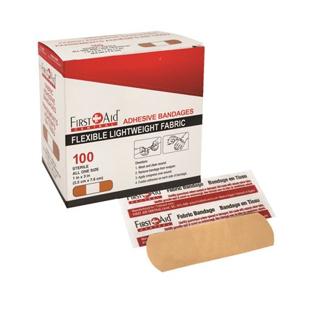 PANSEMENTS ADHESIFS EN TISSU (100)