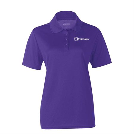 POLO FEMME XL VIOLET BROD.BLC