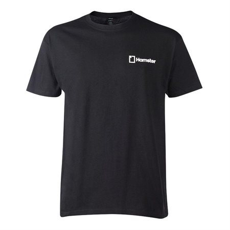 T-SHIRT UNIS NR LOGO HAM.XXXL