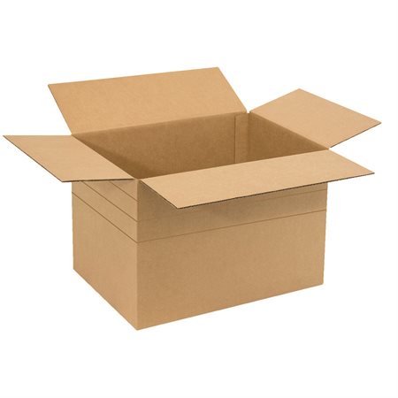 CORRU.BOX KRAFT 32C 18"X12X6 (25)