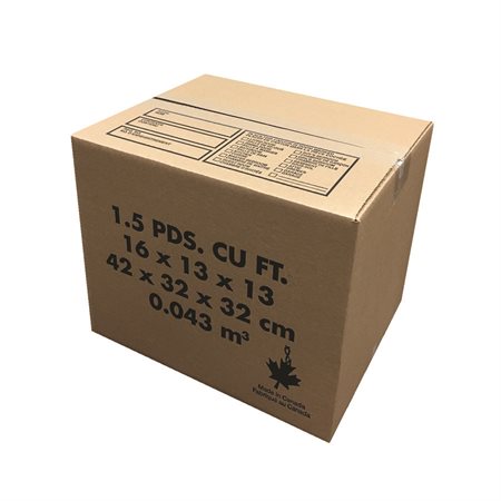 CORRU.BOX KRAFT 32C 16"X13X13 (20)